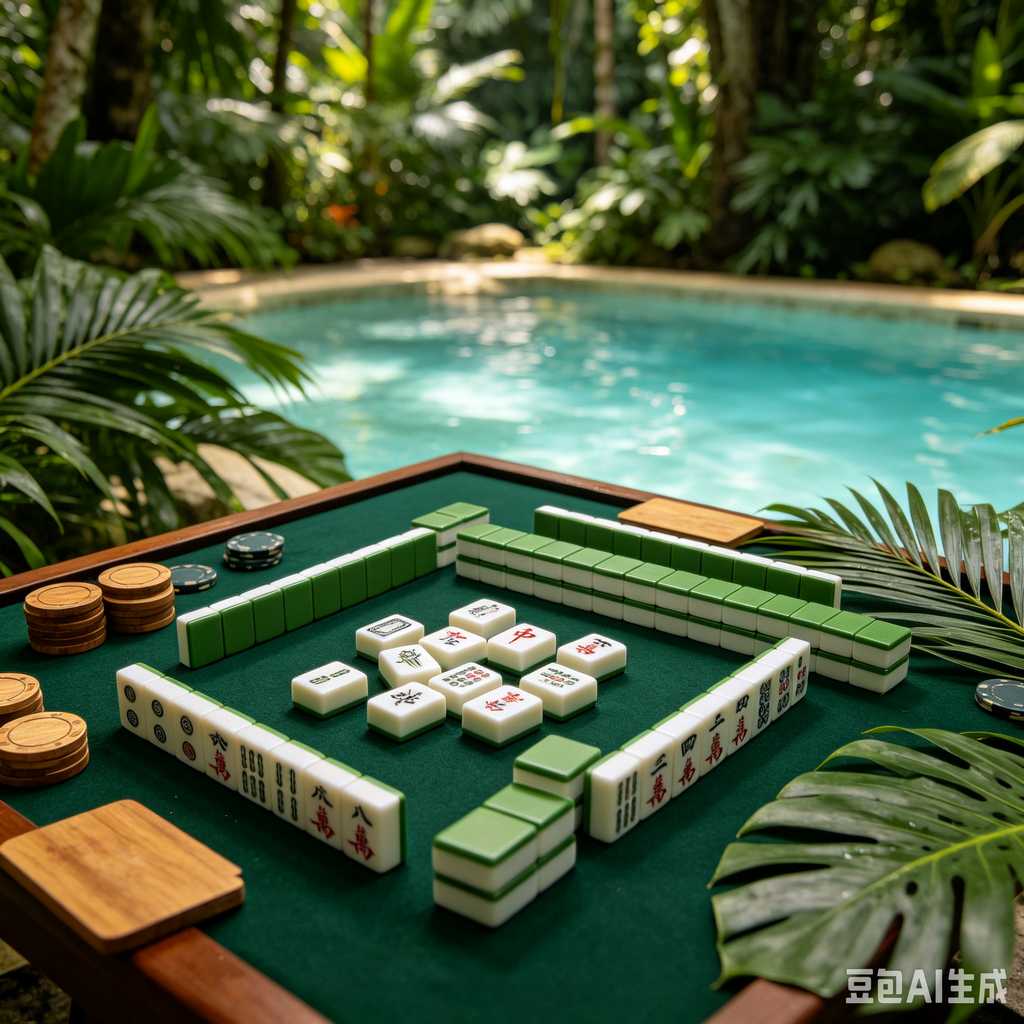 compact mahjong set with case