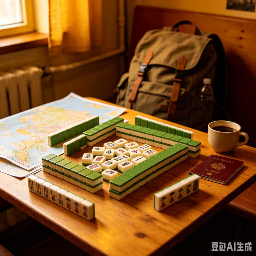 mahjong tile pushers and racks set