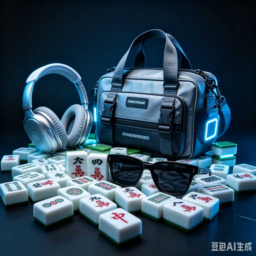 printed logo mahjong set