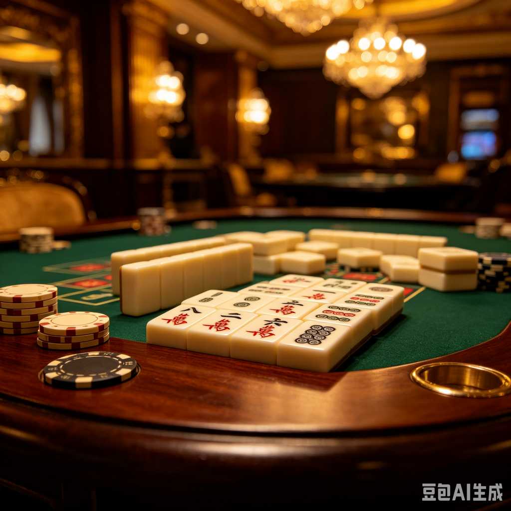 wood mahjong tiles