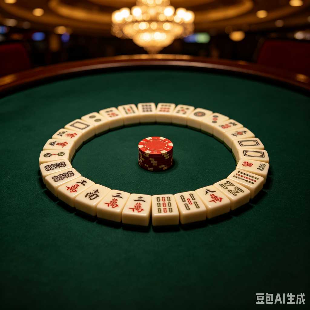 compact mahjong set with case